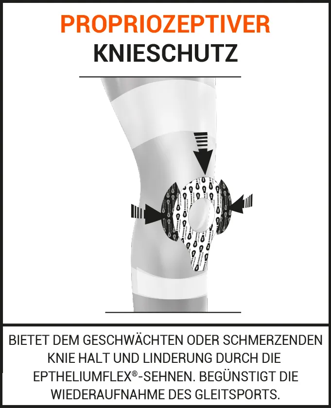 Propriozeptiver knieschutz