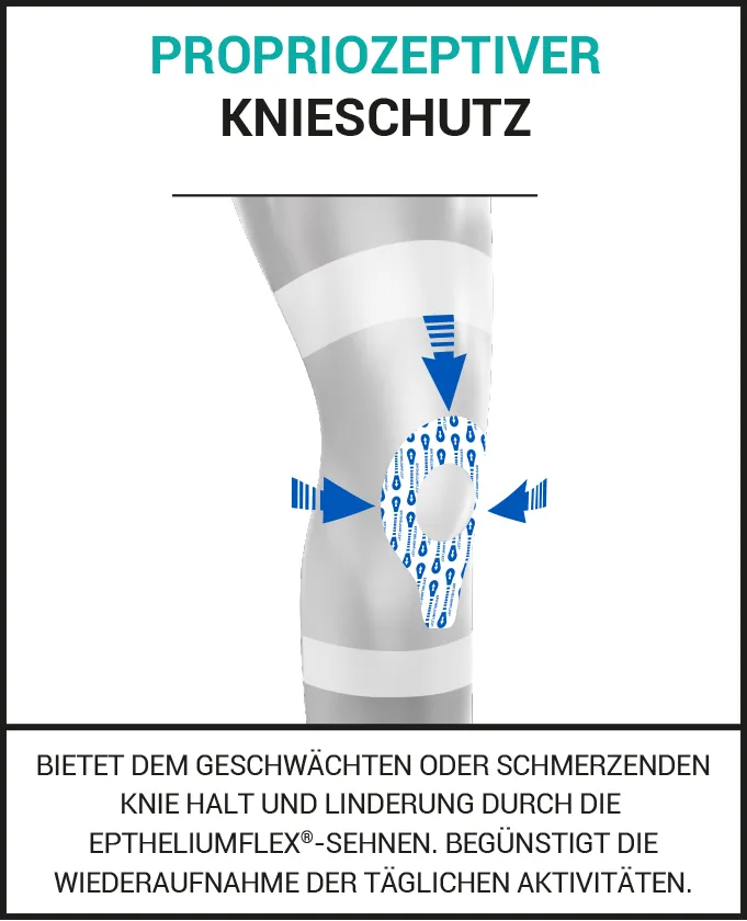 Propriozeptiver knieschutz